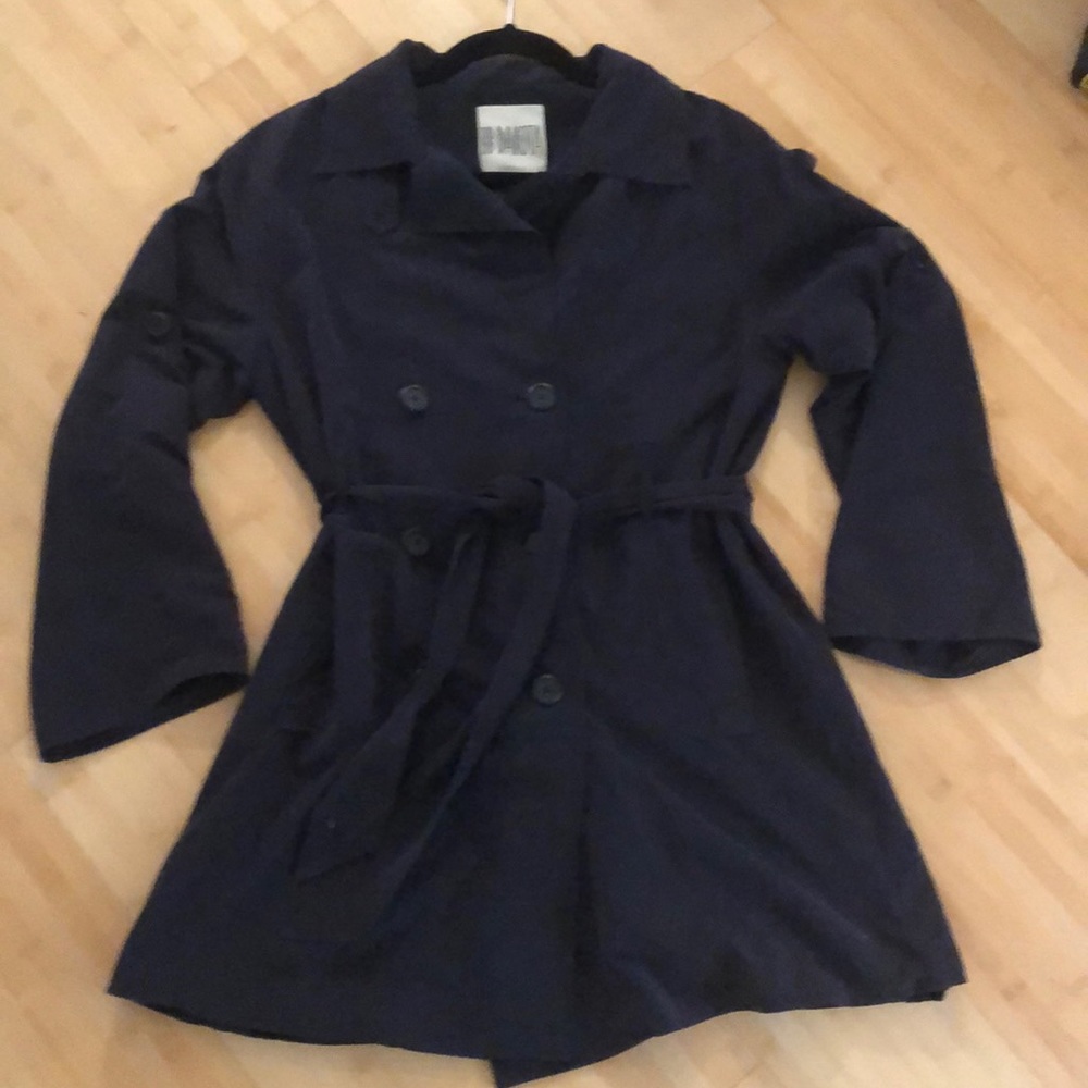 BB Dakota Navy Trench Coat